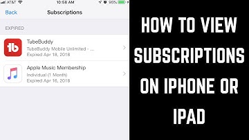 How to View Subscriptions on iPhone or iPad