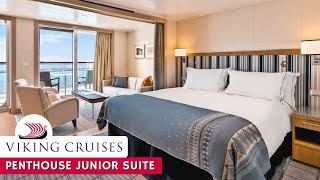 Viking Ocean | Penthouse Junior Suite Walkthrough Tour &amp; Review 4K | Viking Ocean Cruises