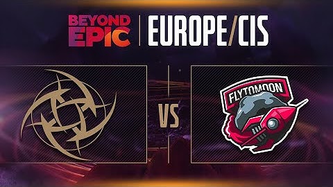 Ninjas in Pyjamas vs FlyToMoon Game 1 - Beyond Epic: EU/CIS - Group Stage w/ Zyori & Trent