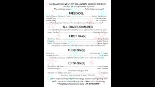 FES Winter Concert 2022