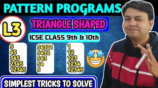 Celebrity Lec 3 || Java Triangle Pattern Programs | Nested Loop Patterns in Java | Triangle Pattern Programs Net Worth