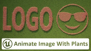 How to Animate Text/Logo with Plants - Unreal Engine 5.4 Motion Design