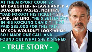“We Forgot Dad’s Ticket.” My Daughter-in-Law Smiled — Then I Made One Call...| Resilient Dad Stories