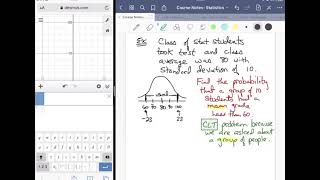 Stat Notes Fall 2020 p55 + side CLT example