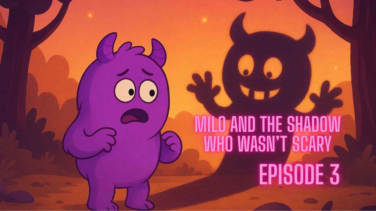 Milo and the Shadow Who Wasn’t Scary👾  | Little Monster Series – Episode 3