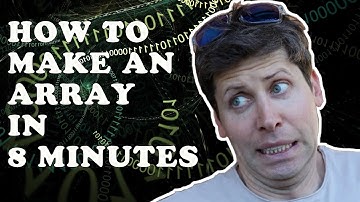 30-Days programming challenge: How to make an array in 8 minutes | Khan Academy ProcessingJS