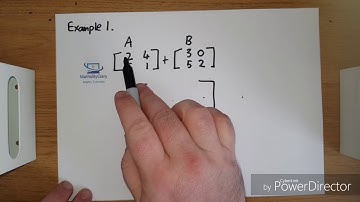 Matrix Addition Adding Matrices 2 x 2 Matrix Addition 3 minute maths video 3 min maths