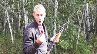 Shooting Wasp Nest With Shotgun Boersma Ranch