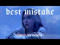 best mistake cover but it’s recorded on my phone