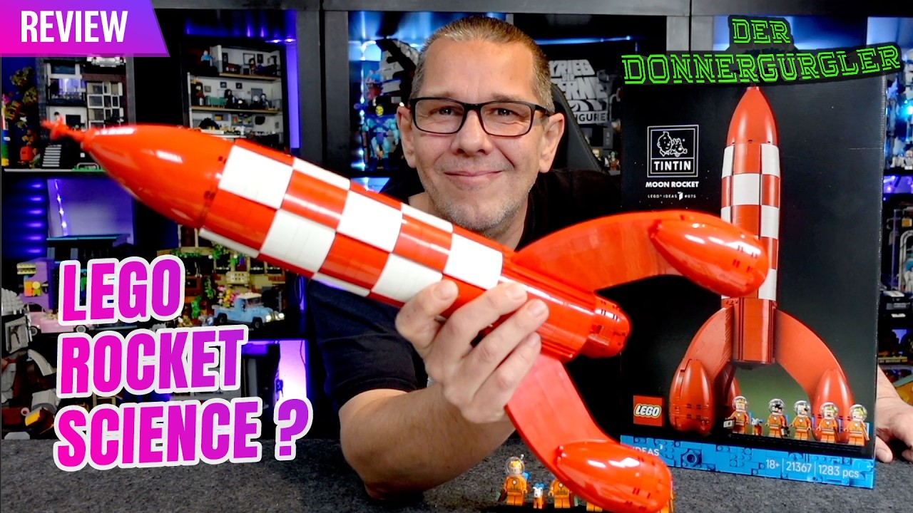 LEGO Ideas Die Mondrakete von Tim & Struppi - Tintin Moon Rocket 21367