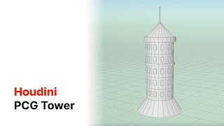 Houdini Procedural Generated Tower
