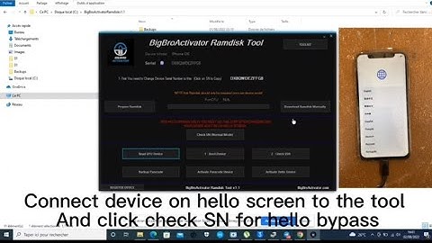 BigBroActivator Ramdisk v.1.1 - HelloScreen Tutorial 🔥 Without Jailbreak iOS 15.6 6s to X Supported