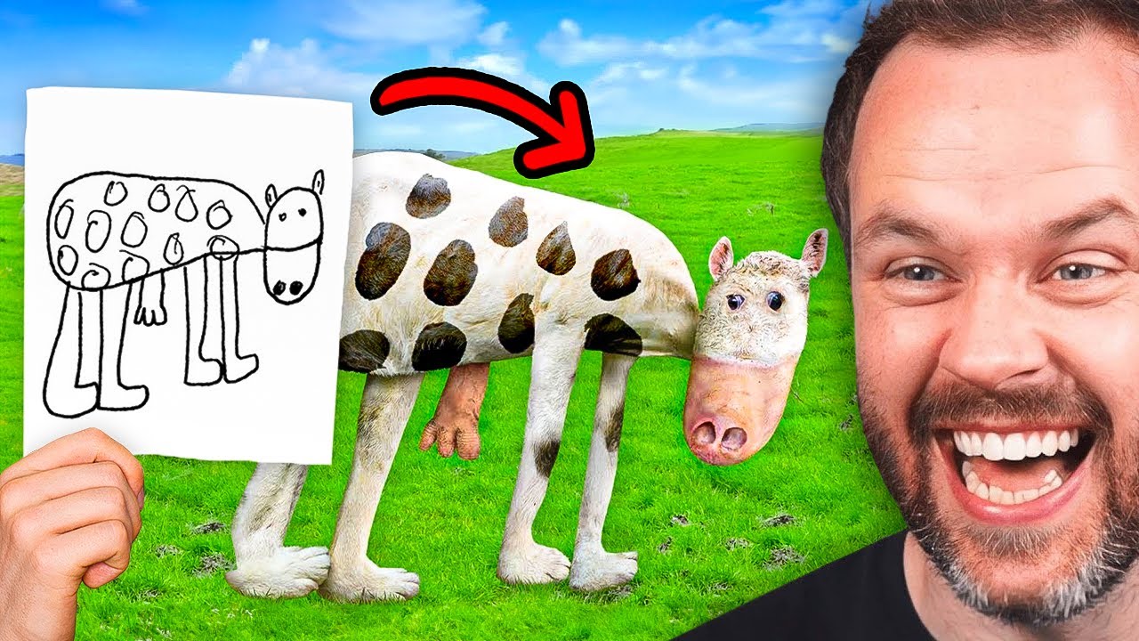 Если бы детские рисунки были настоящими