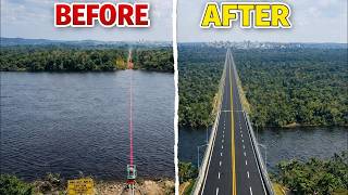 Complete Bridge Construction Process | Foundation to Finished Structure | Bridge Construction USA