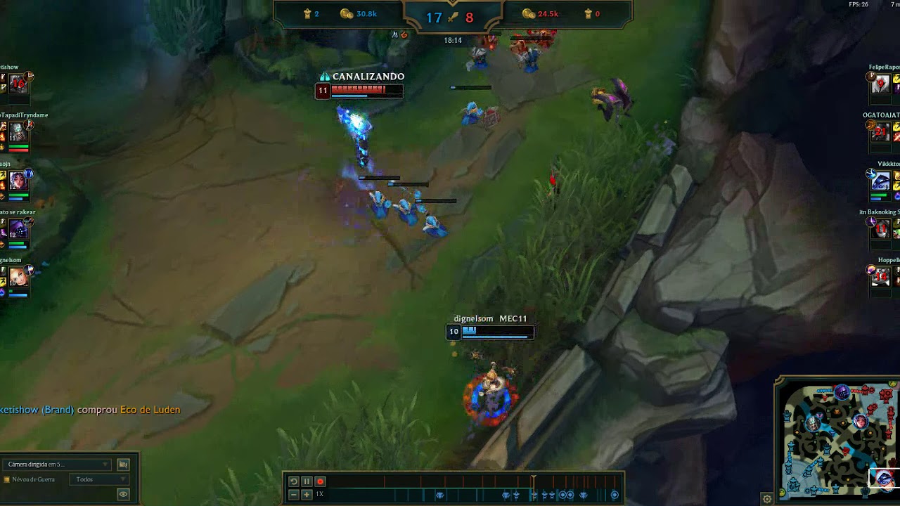 Main dibre insane gameplay  1v9 lux one shot