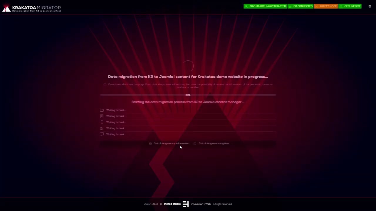 Krakatoa migrator tool - From K2 to Joomla content