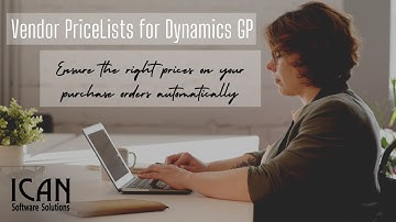 Vendor PriceLists for Dynamics GP