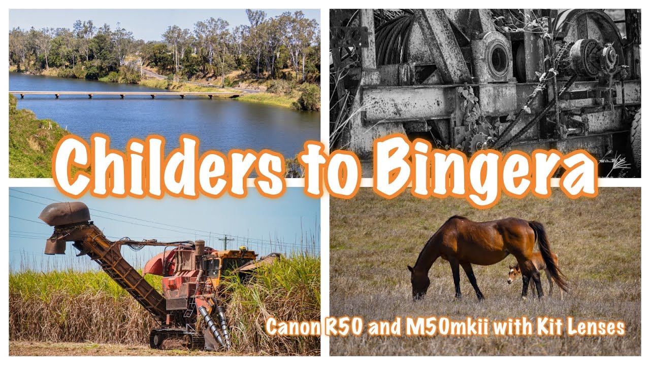 Childers to Bingera R50 and M50mkii Kit Lens Challenge 2025