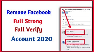 How To Report Facebook Accounts 2020|| One Report Remove Facebook Any Account 2020|| Fb Reporting