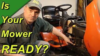 Ariens 42" Mower Get Ready for Grass Cutting Season.  Oil Change and more...