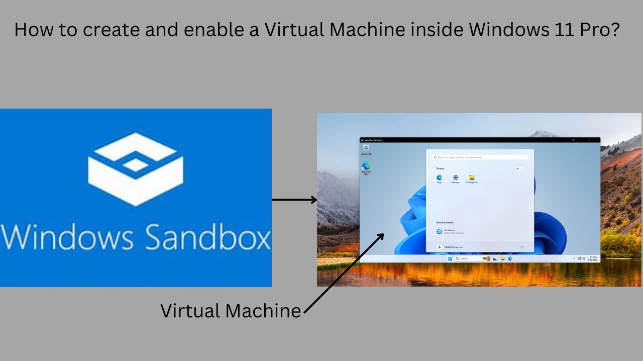 How to create a Virtual Machine using Windows sandbox! | +most used ...