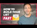 Build an Email List Fast — What Small Business Owners NEED to Know!