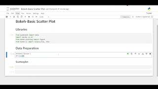 Bokeh-Scatter Plot basics in Python