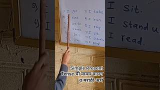 Simple Present Tense वाक्य वाचन व मराठी अर्थासह