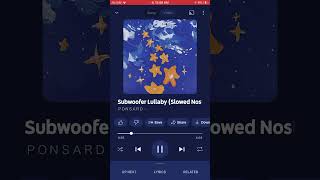 Subwoofer lullaby best part nostalgic lofi slowed reverb