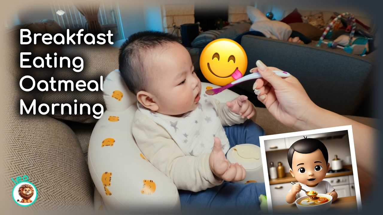 Leo loiters before breakfast in the early morning