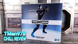 Fortnite G.I. JOE Collab Snake Eyes: Zero Point Edition CHILL REVIEW