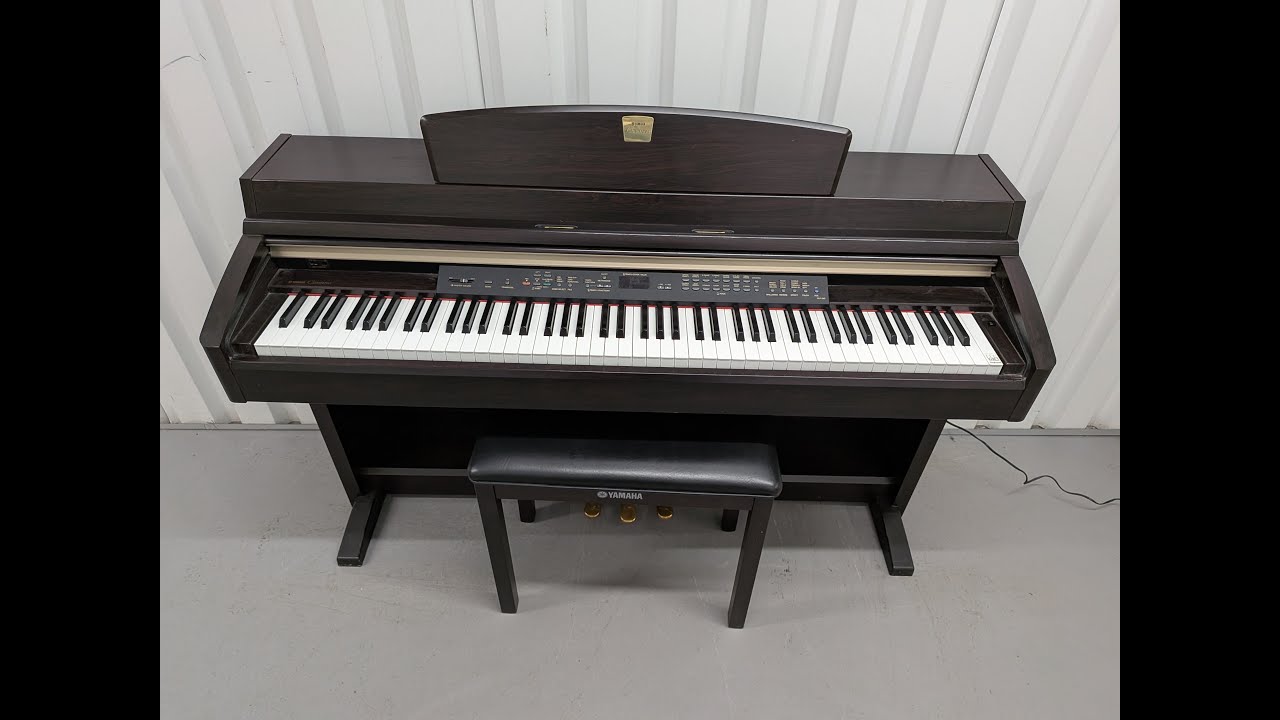 Yamaha Clavinova CLP-240 Digital Piano and stool in dark rosewood 
