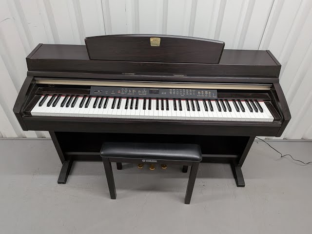 Yamaha Clavinova CLP-240 Digital Piano and stool in dark rosewood
