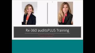Rx-360 Webinar: Training on AuditsPLUS