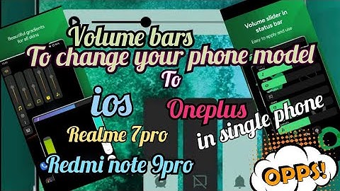 change volume bar in any Android mobile