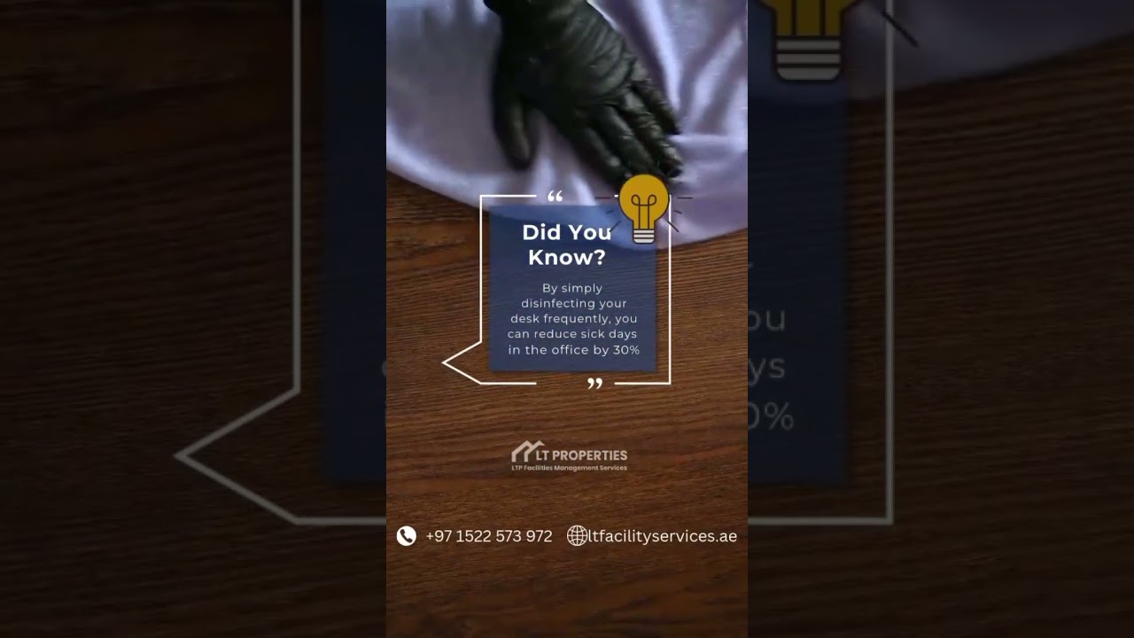 ✨ Reduce Sick Days by 30% | LT Facility Management Services Dubai