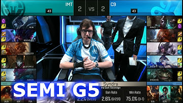 Immortals vs Cloud 9 | Game 5 Semi Finals S6 NA LCS Summer 2016 PlayOffs | IMT vs C9 G5 SF 1080p