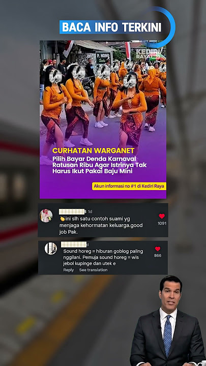 Suami pilih bayar denda dari pada  istri dipaksa berpakaian seksi di jawa timur.