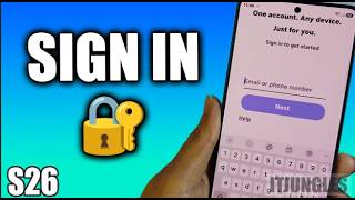 How to Sign In to Samsung Account on Galaxy S26/S26+/Ultra