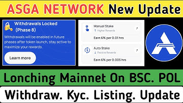 ASGA Network New Update | ASGA Network Withdraw KYC Listing Update