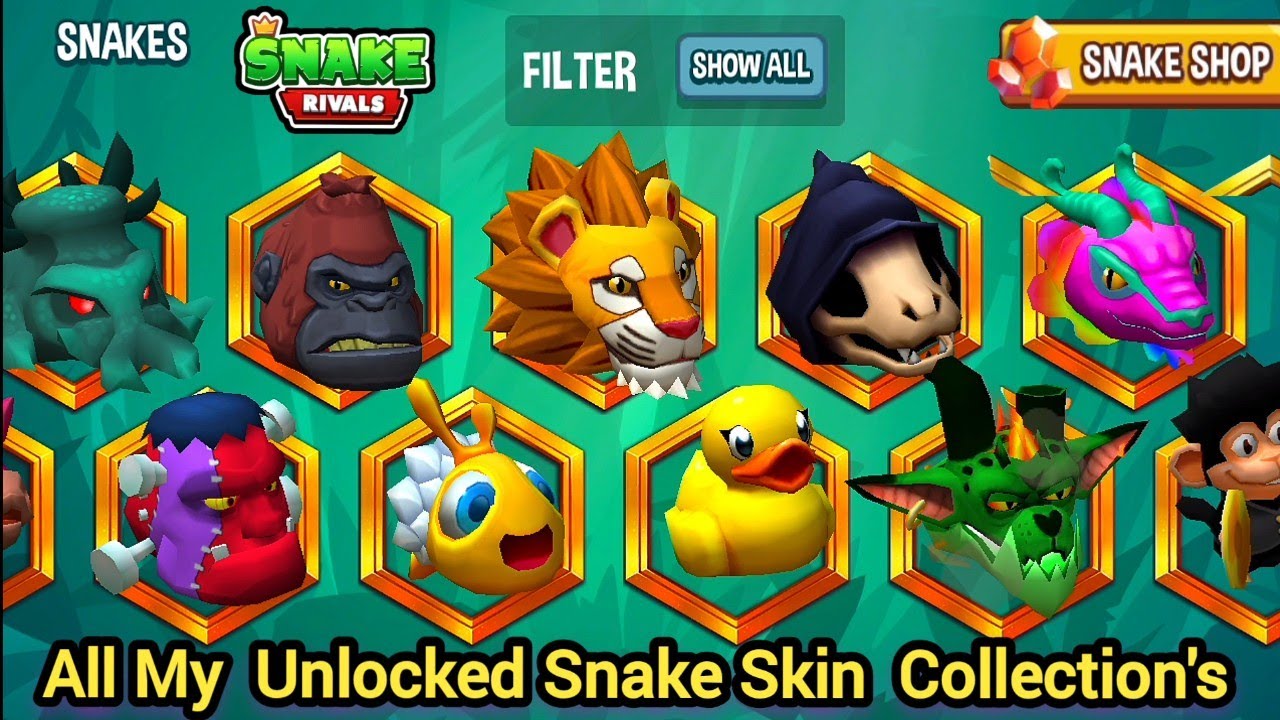 Snake Rivals : All 139 Snake Skins Collection!