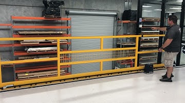 Mezzanine Pallet Gate Motorised