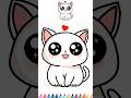How To Draw A Cute Cat #catdrawing #cutecat #cat #easydrawing #cutedrawing