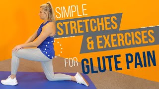 Stretches & Exercises for Glute Pain from Piriformis Syndrome
