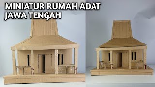 CARA MEMBUAT MINIATUR RUMAH ADAT JAWA || MINIATUR JOGLO DARI KARDUS || RUMAH 80 JUTA CARA MEMBUAT MINIATUR RUMAH ADAT JAWA || MINIATUR JOGLO DARI KARDUS || RUMAH 80 JUTA