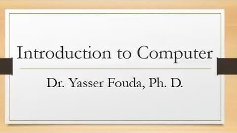 علم الحاسب Introduction to Computer | lecture 3 | Data Representation
