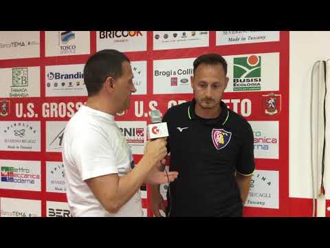 Gs Tv - intervista a mister Nenciarini dopo Us Grosseto-Aquila Montevarchi 4 a 1 di Coppa Italia