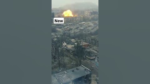 Russians used the UR-77 mine clearing vehicle in mariupol. #russia #ukraine