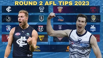Round 2 AFL tips 2023 + Margin Comp