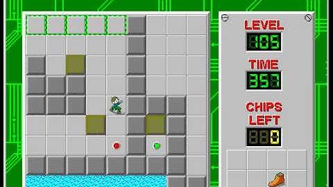 CCLP2 level 105 solution - 200 seconds